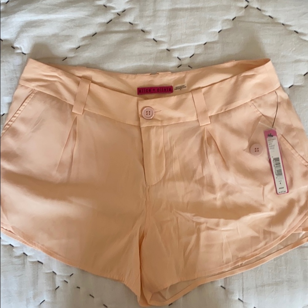 Alice and Olivia butterfly shorts